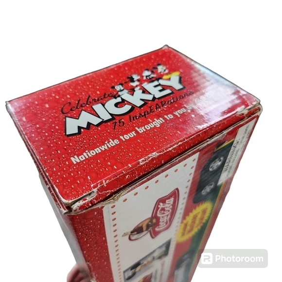 Vintage Disney Mickey Mouse Coca-Cola Limited Edition Collectible Tour Carrier - Picture 13 of 14